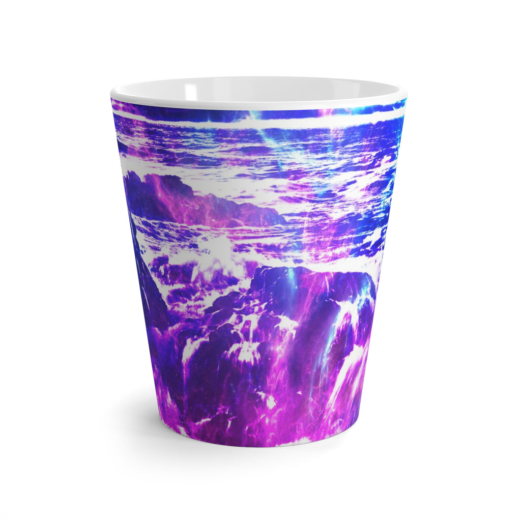 Amethyst Cosmic Falls Dreams Latte Mug