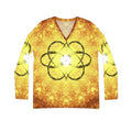 Katerina's Autistic Gold Infinity Desires 2024 Long Sleeve V-neck Shirt