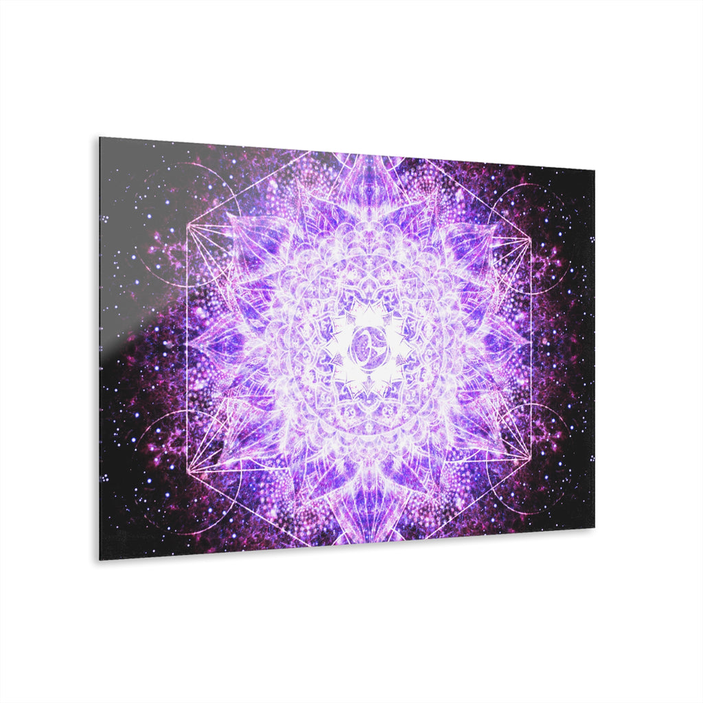 Sahasrara Meditations Acrylic Print (French Cleat Hanging)