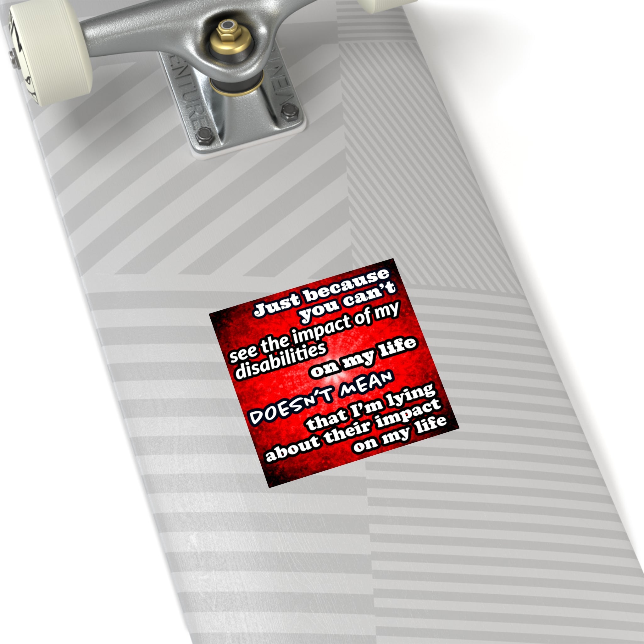 Katerina's Battle Symphony Desires 2024 "Just Because You Can't" Square Stickers, Indoor\Outdoor