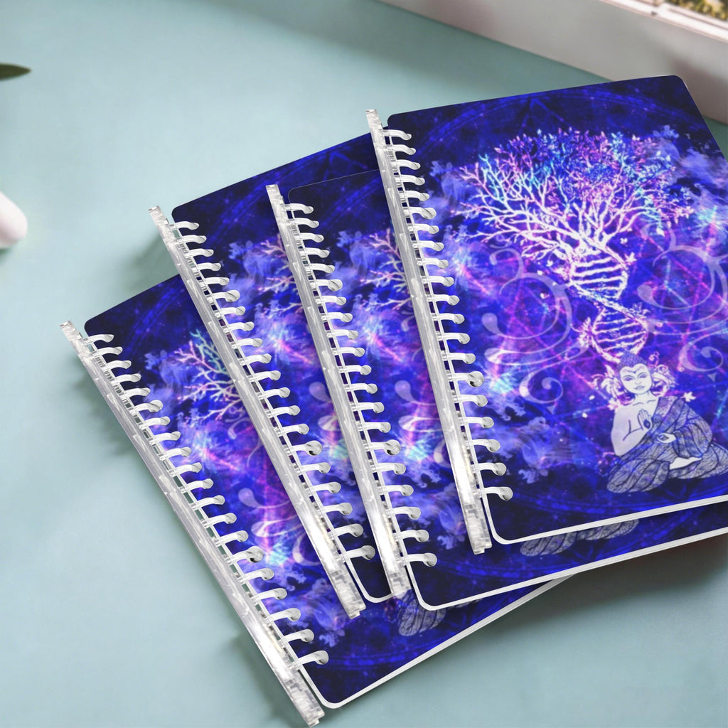 Katerina’s Dragon’s Eye Buddha Meditations Loose-Leaf Notebooks ( Cover Print, 4-Pack ) | Ships from USA