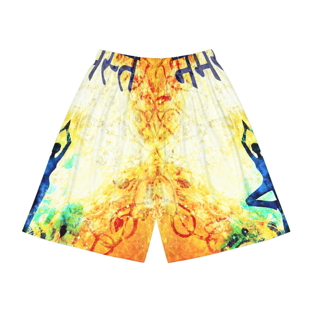 Katerina's Golden Namaste Meditations Men’s Sports Shorts