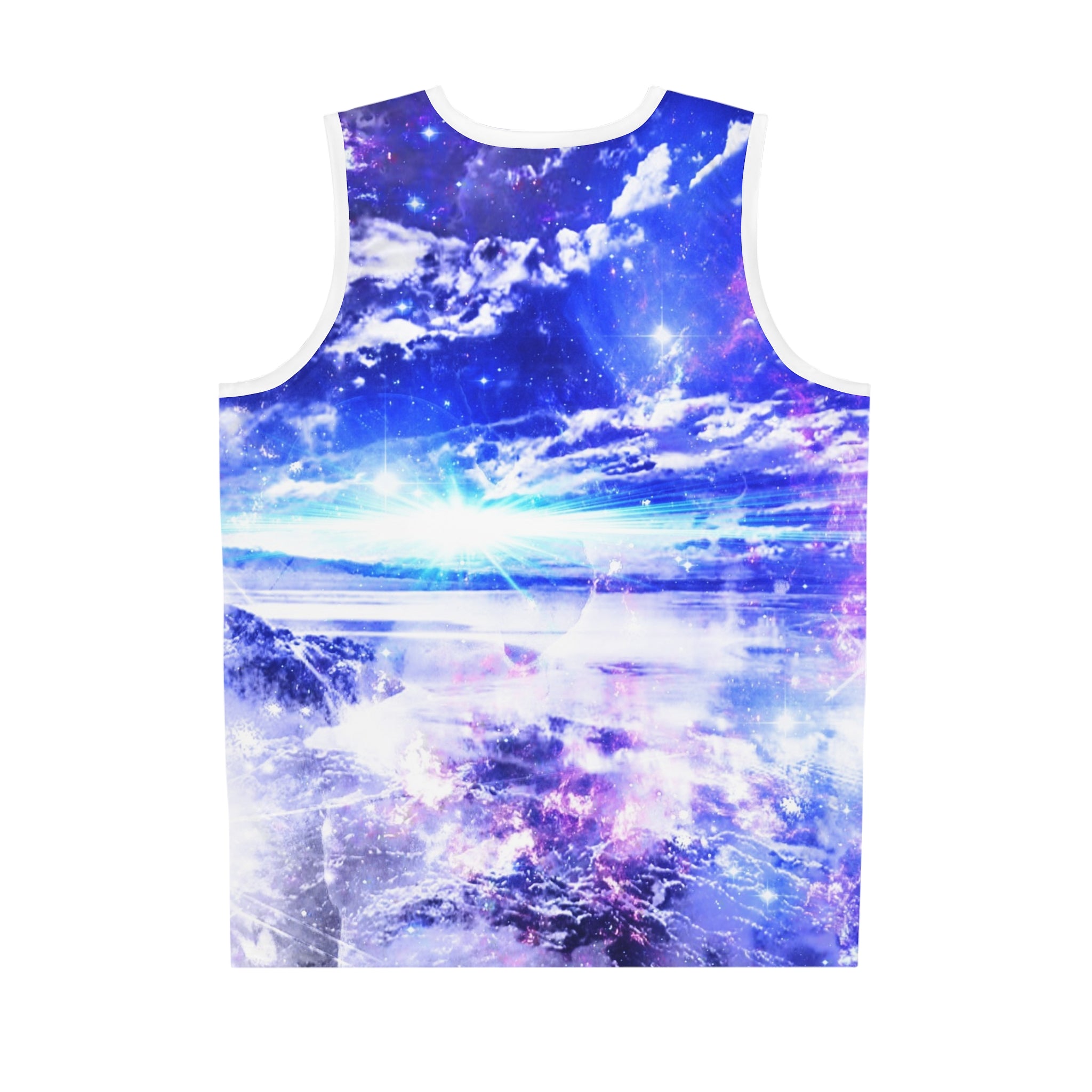 Iridescent Dancing Sea Dreams Basketball Jersey