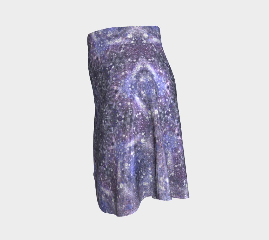 Katerina's Lilac Star Desires Flared Skirt