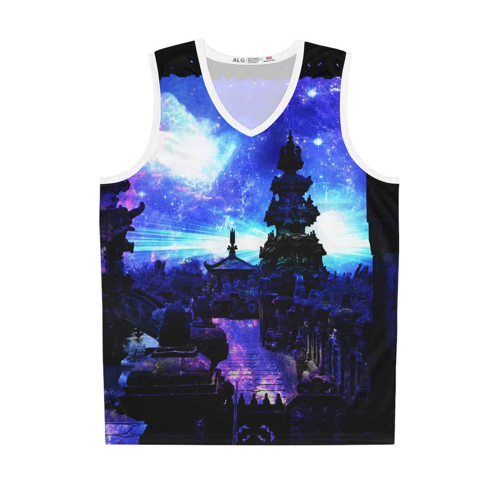 Iridescent Balinese Dreams Basketball Jersey