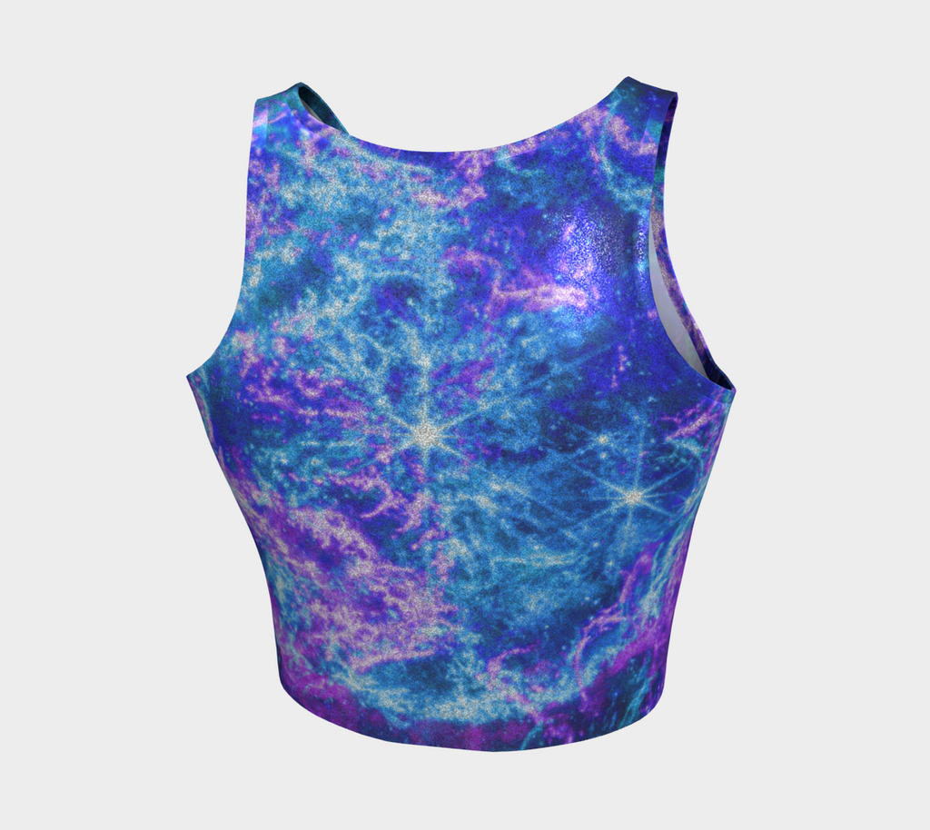Katerina's Uncertainty in Time and Space Dreams Athletic Crop Top