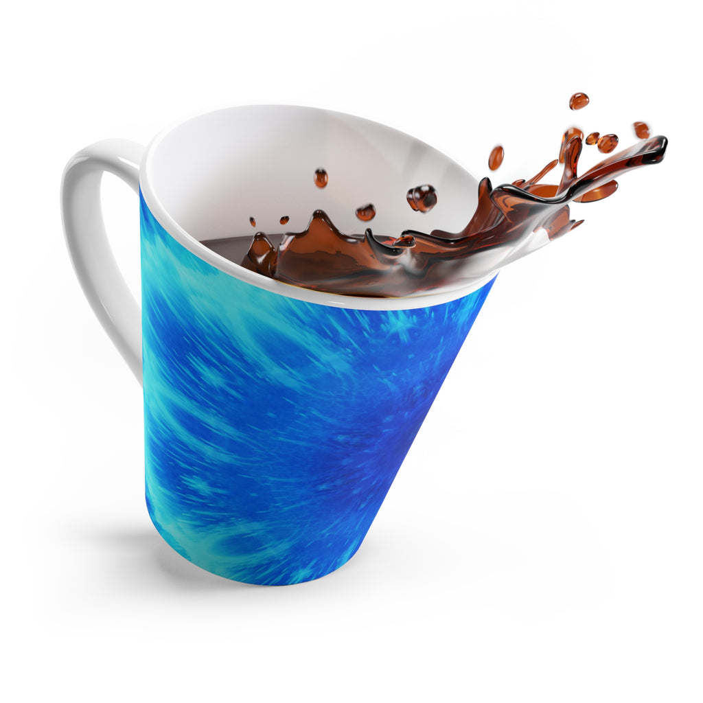 Amen Jin's Blue Flame Desires Latte Mug