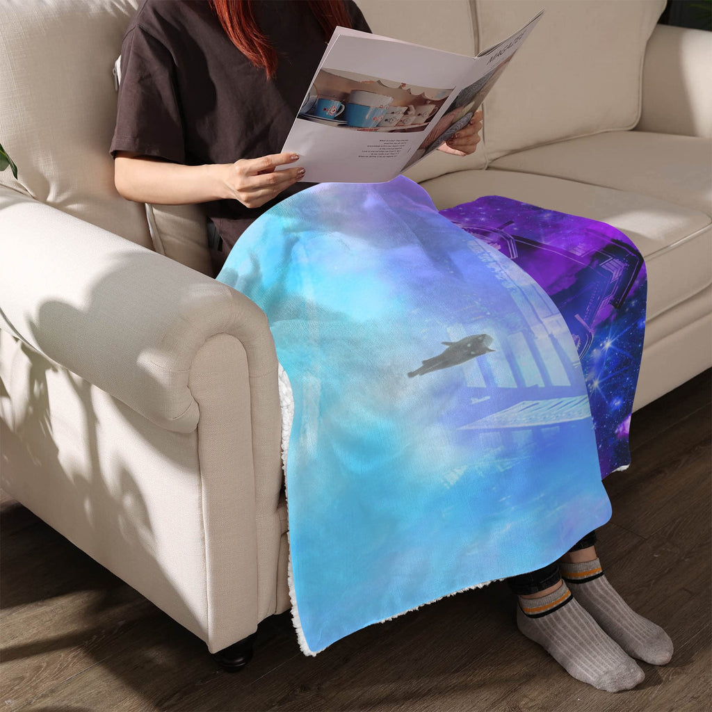 Amen Jin's Katerina's Eros & Psyche Desires Hocus Pocus Dreams Sherpa Fleece Blanket 30" x 40" | Ships from USA