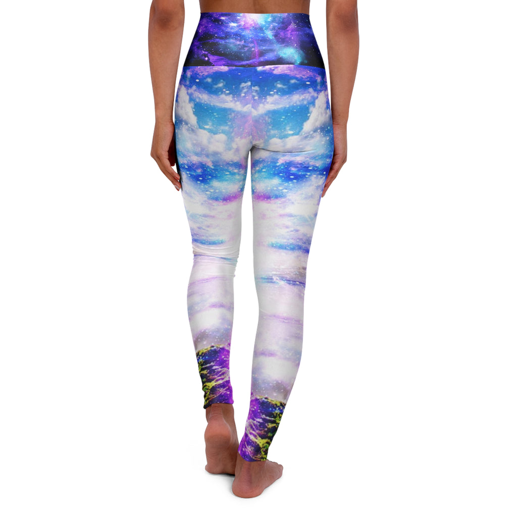 Mystic Dancing Sea Dreams High Waisted Yoga Leggings