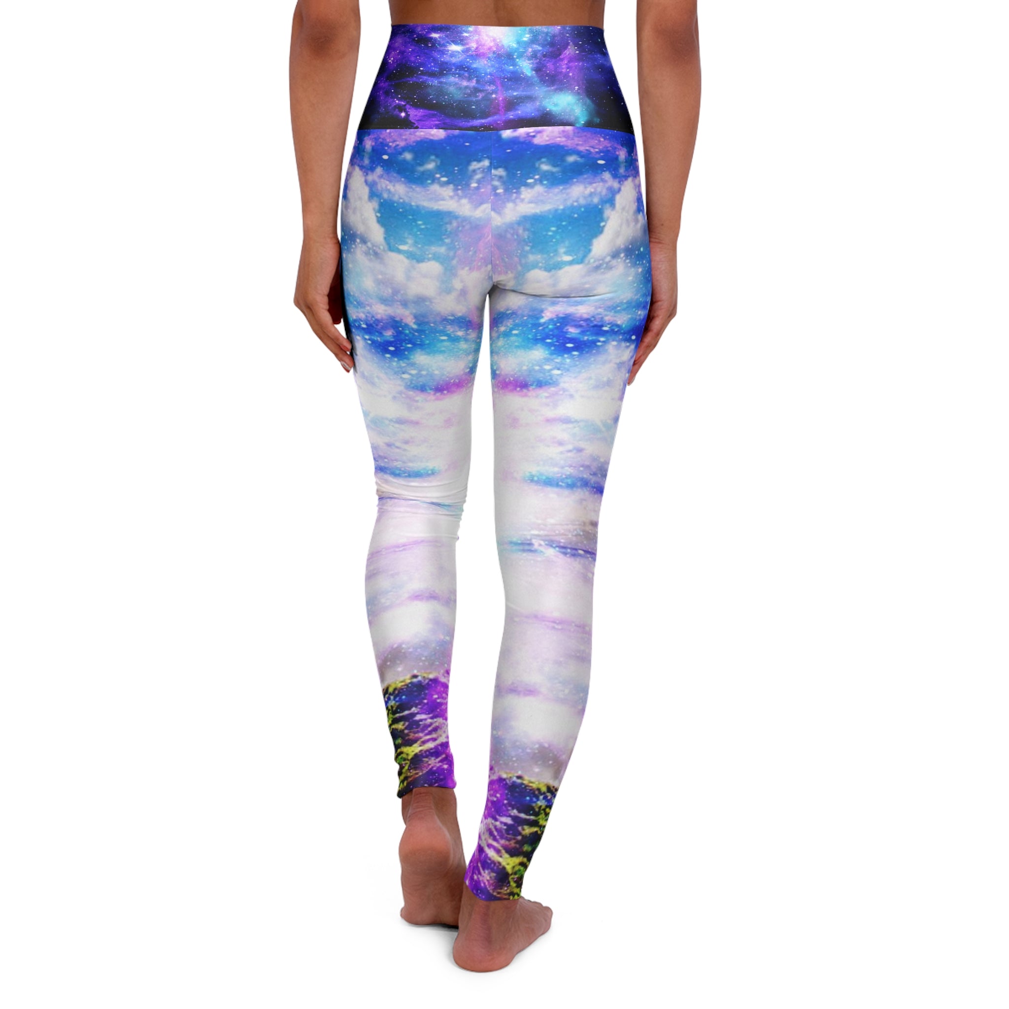 Mystic Dancing Sea Dreams High Waisted Yoga Leggings