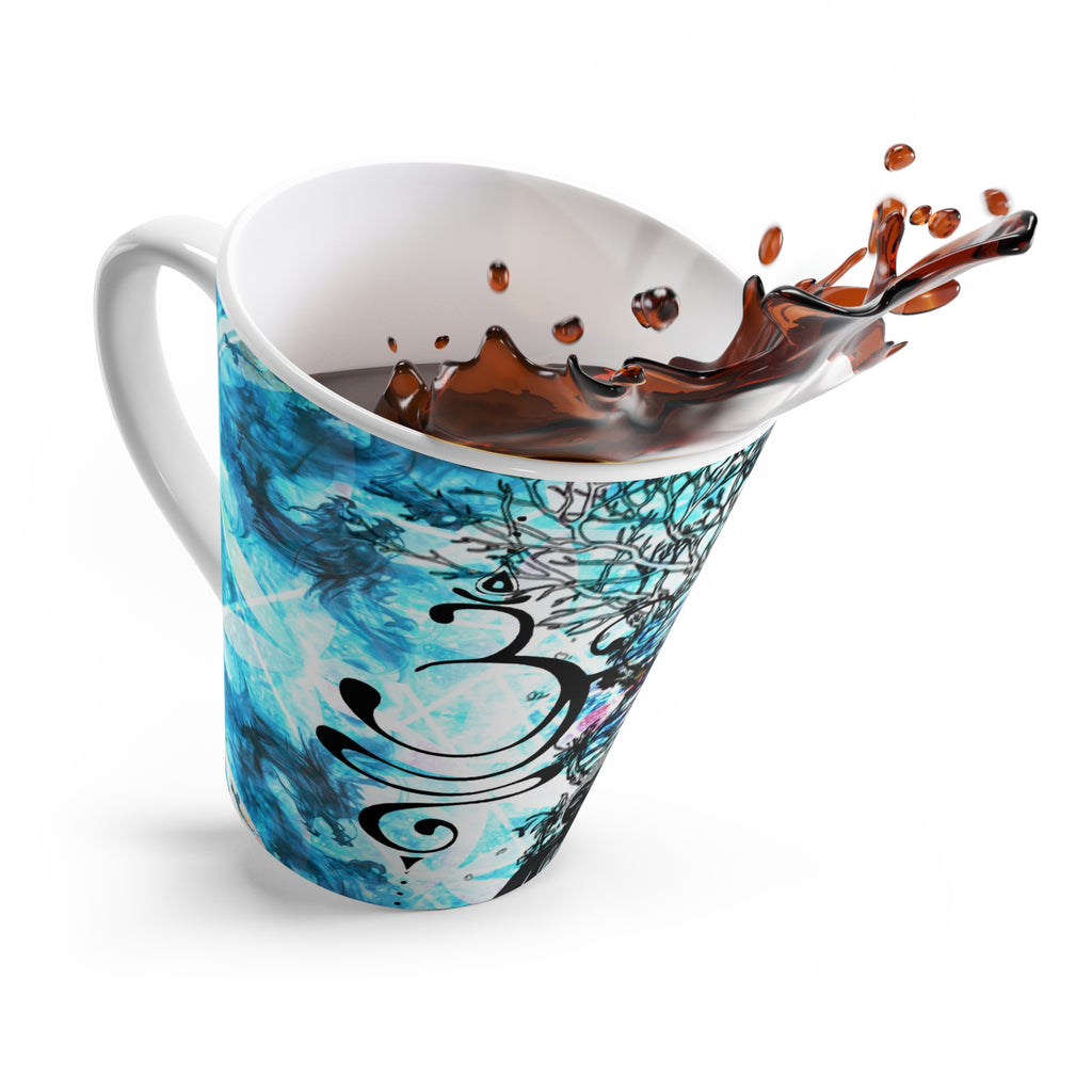 Amen Jin's all the White Horses Buddha Meditations Latte Mug