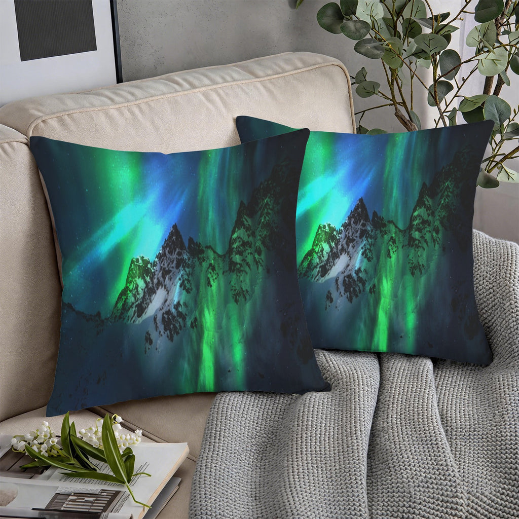 Song of the Mountain Dreams Custom Pillow Cases 18" x 18" (2-Pack) | Ships from USA