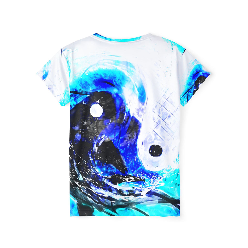 Amen Jin's Blue Fire Desires Koi Dreams Women's Sports Jersey