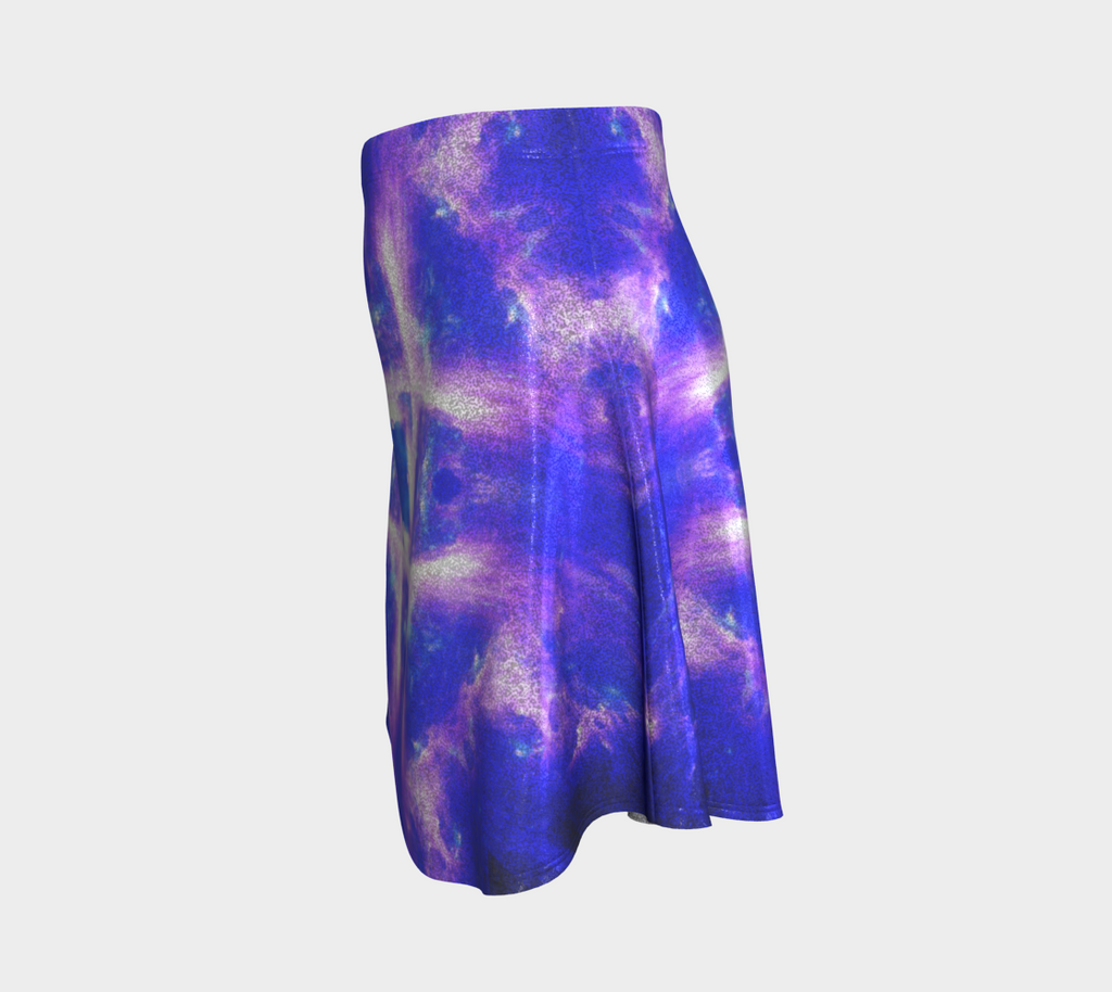 Katerina's Amethyst Sapphire Dreams Desires Flared Skirt