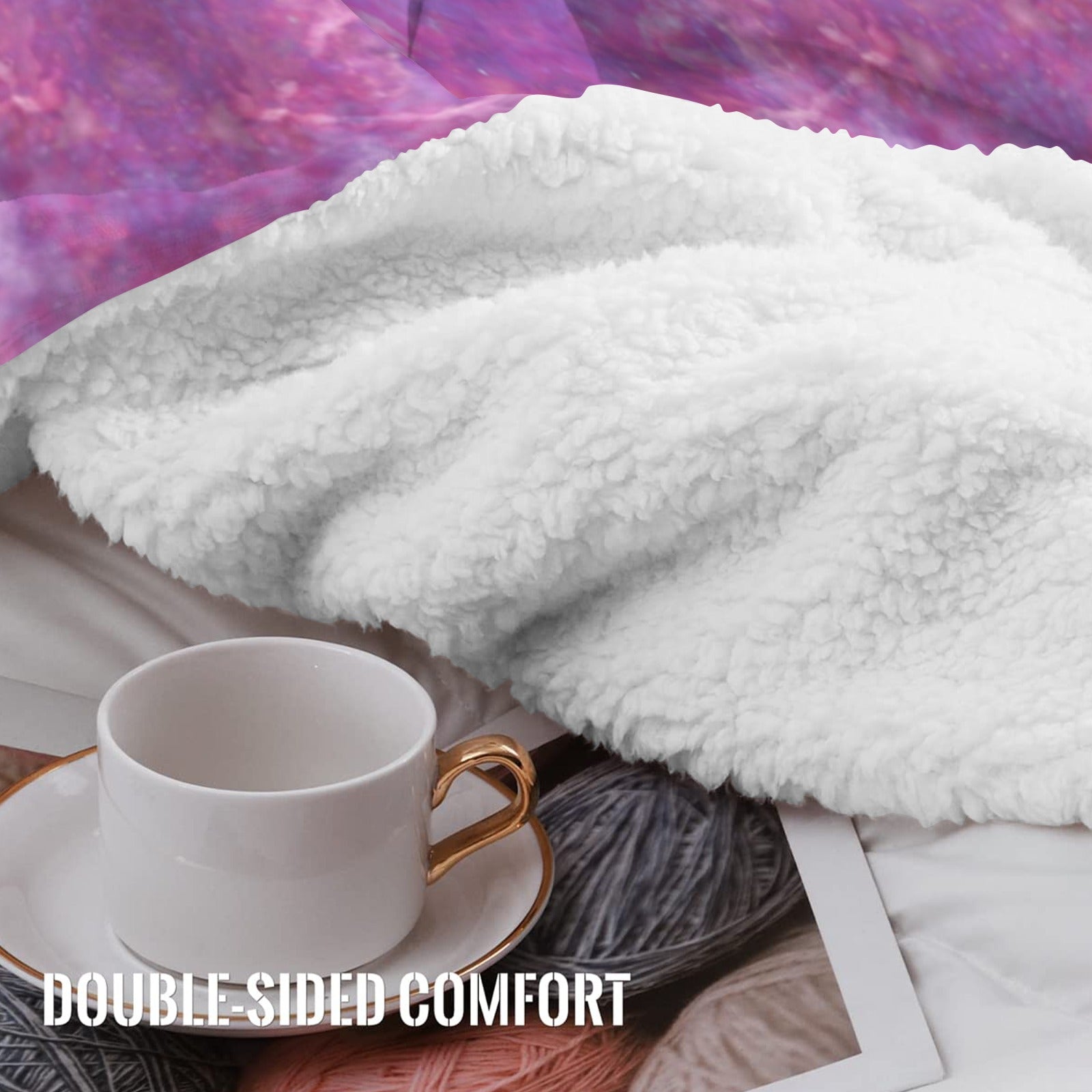 Katerina's Angelus Everlasting Desires Sherpa Fleece Blanket 30" x 40" | Ships from USA