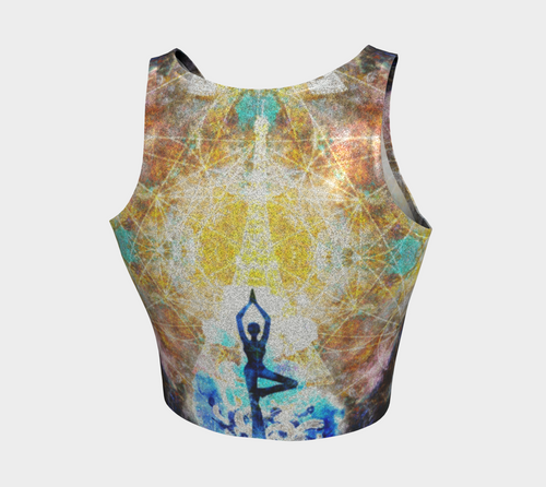 Amen Jin's Breathe Again Parisian Meditations Athletic Crop Top
