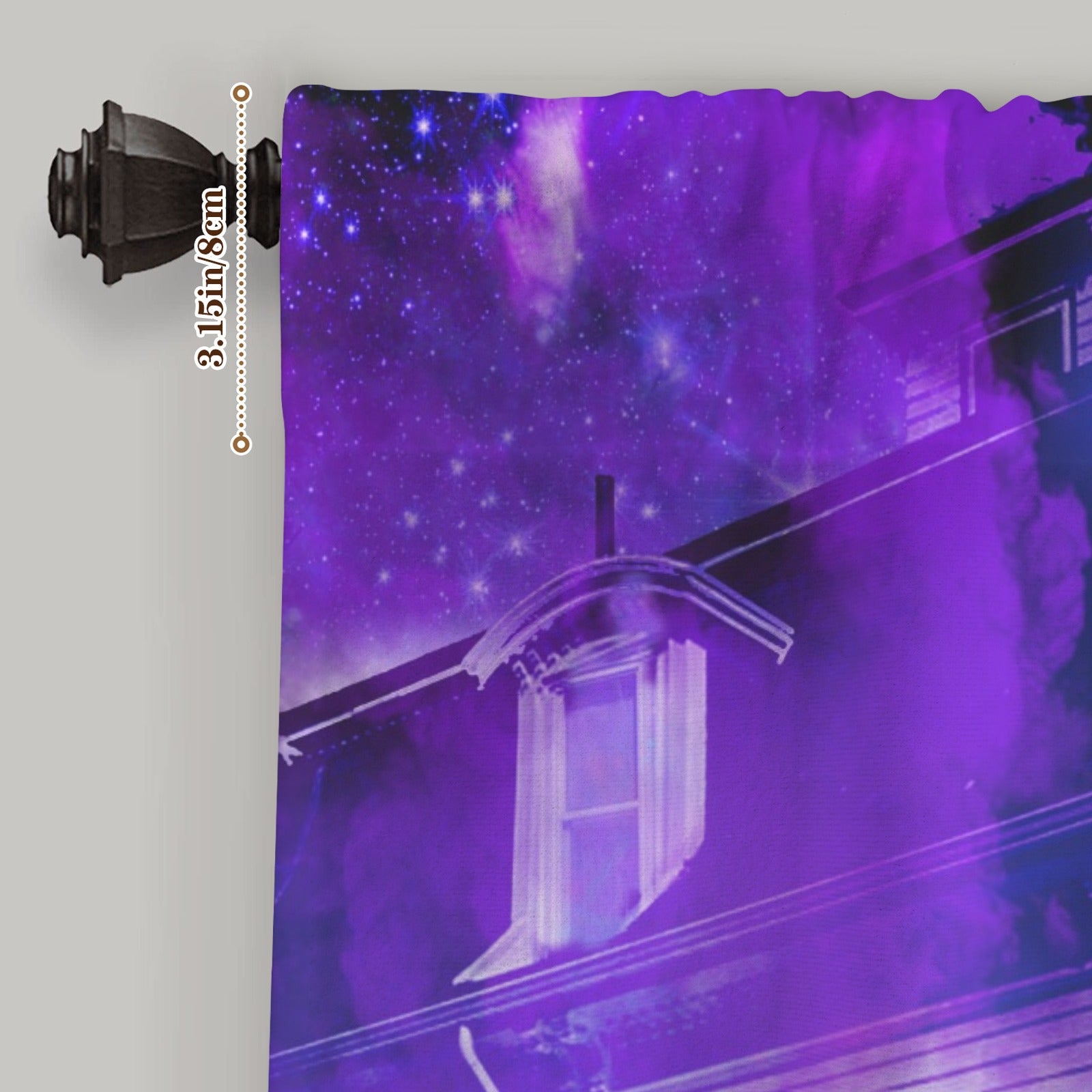 Amen Jin's Katerina's Eros & Psyche Desires Hocus Pocus Dreams Window Curtain 52" x 63" ( 1 Piece ) | Ships from USA