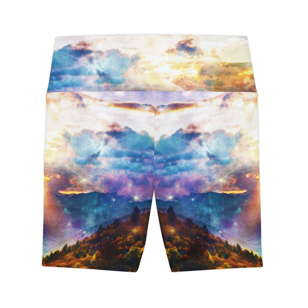 Katerina's Smoky Mountain Memories Dreams Women's Workout Shorts