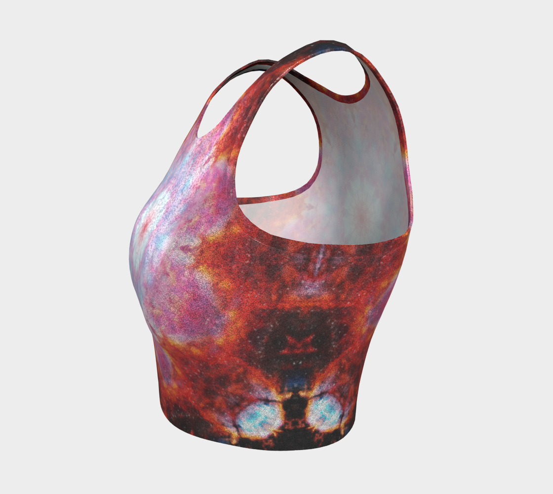 Siren's Rose Desires Athletic Crop Top