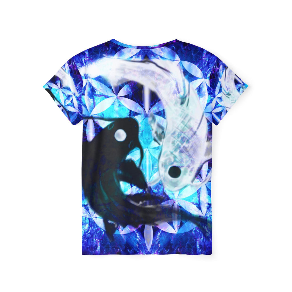 Amen Jin's Dragon's Gate Koi Meditations Women's Sports Jersey
