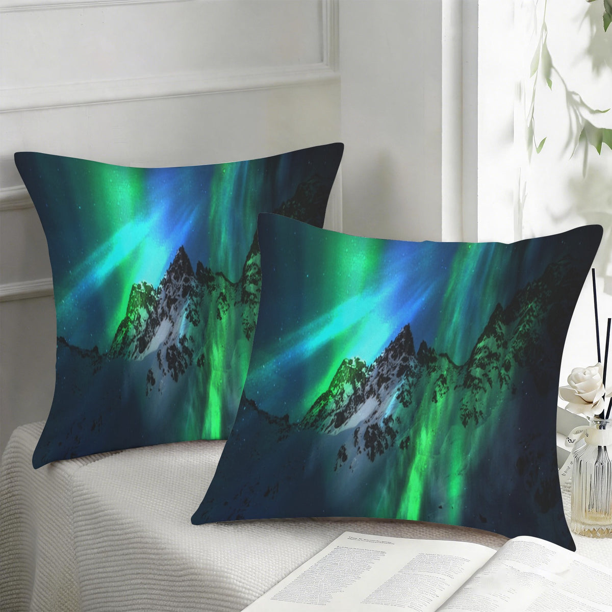 Song of the Mountain Dreams Custom Pillow Cases 18" x 18" (2-Pack) | Ships from USA