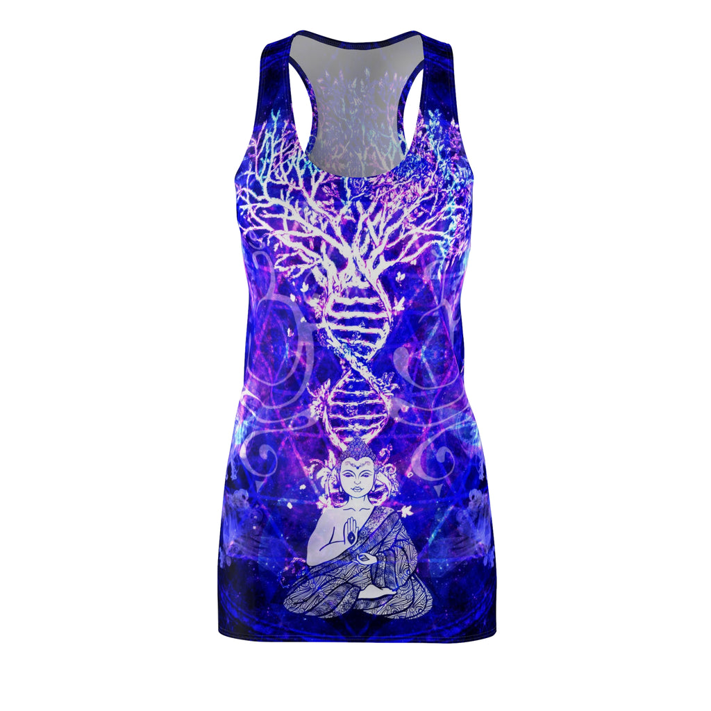 Katerina's Dragon's Eye Buddha Meditations Women's Racerback Dress