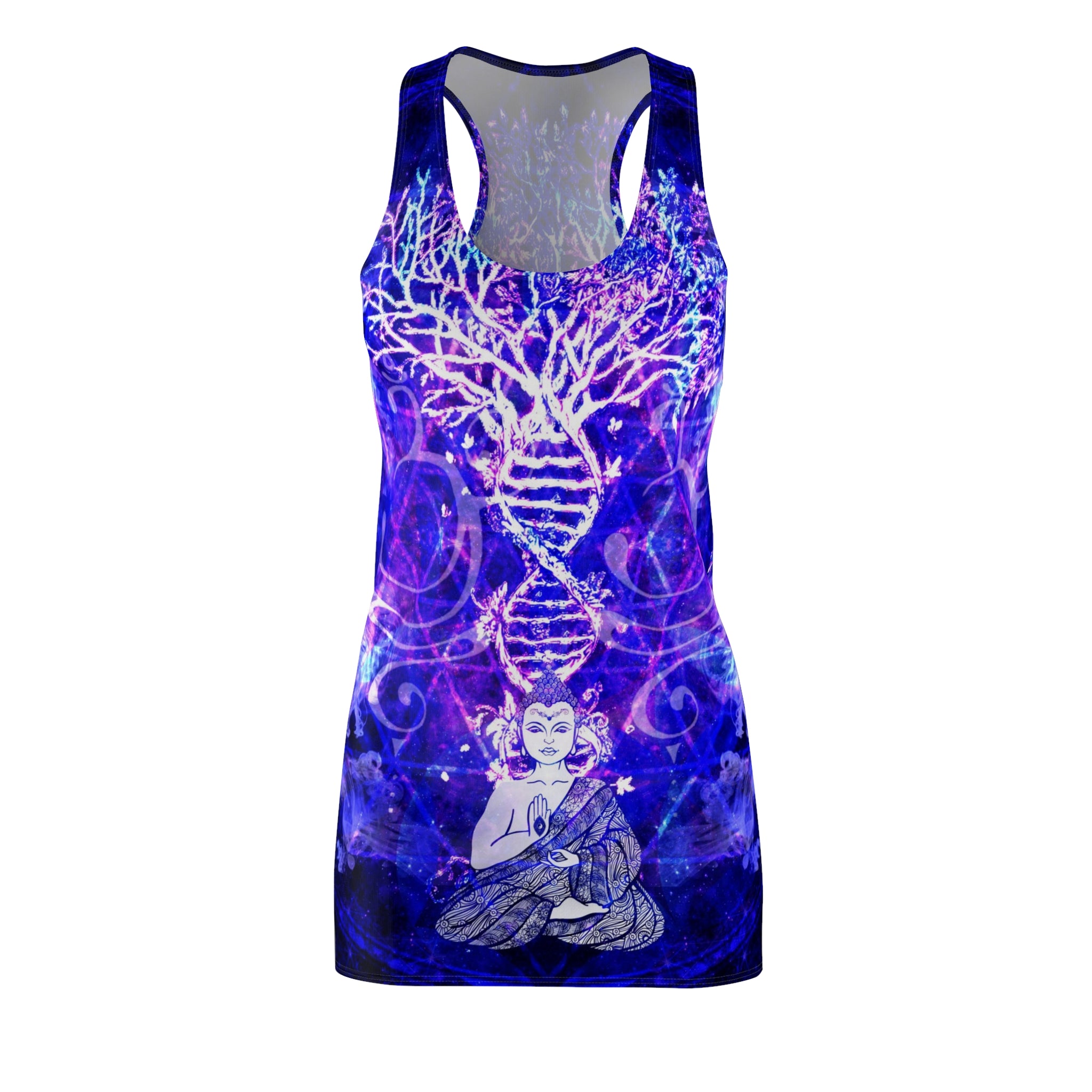 Katerina's Dragon's Eye Buddha Meditations Women's Racerback Dress