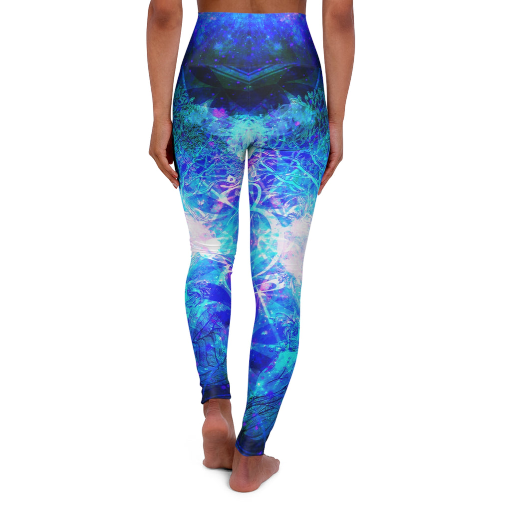Amen Jin's Memories of Yesterday Buddha Meditations High Waisted Yoga Leggings