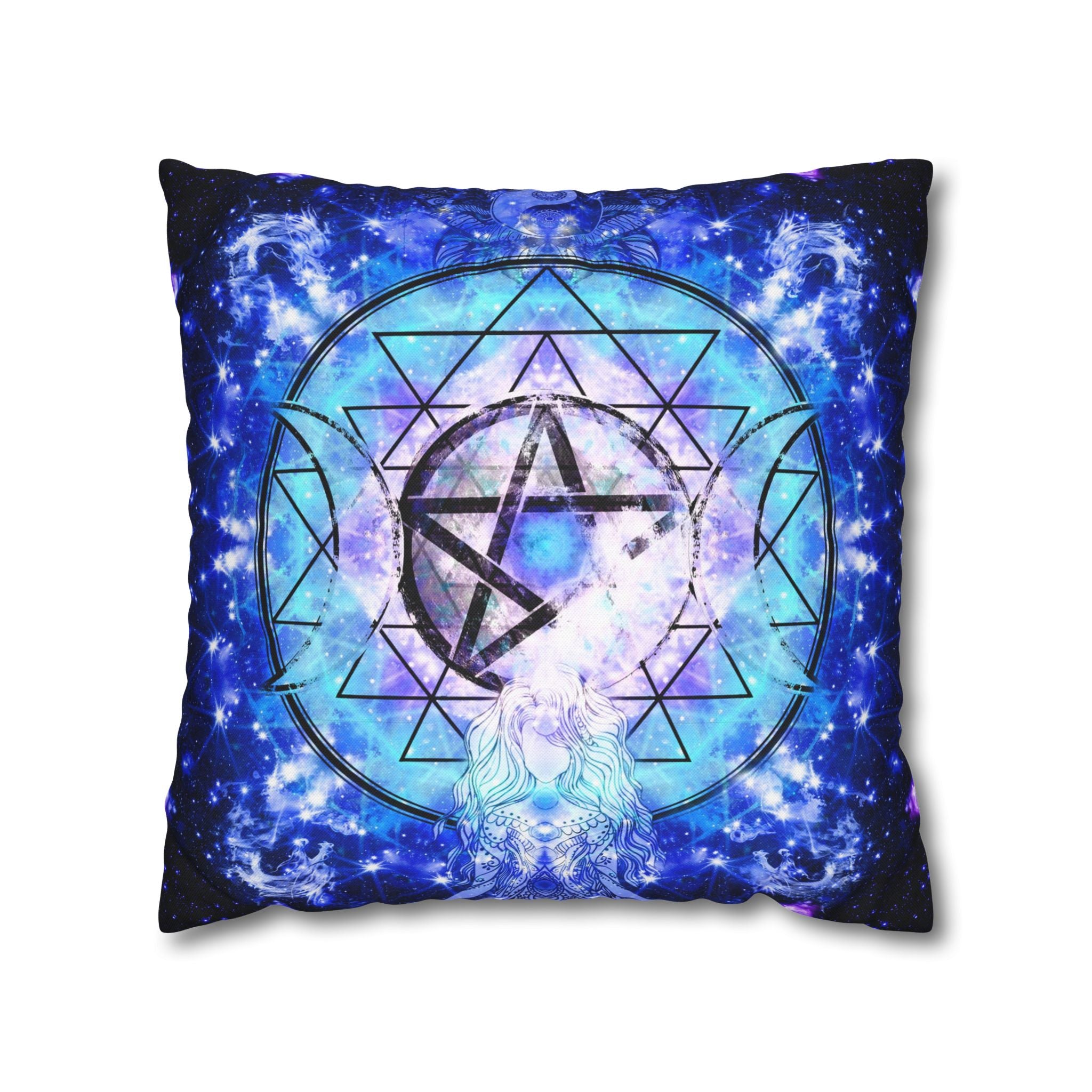 Amen Jin's Katerina's Eros and Psyche Magical Meditations Square Pillow Case
