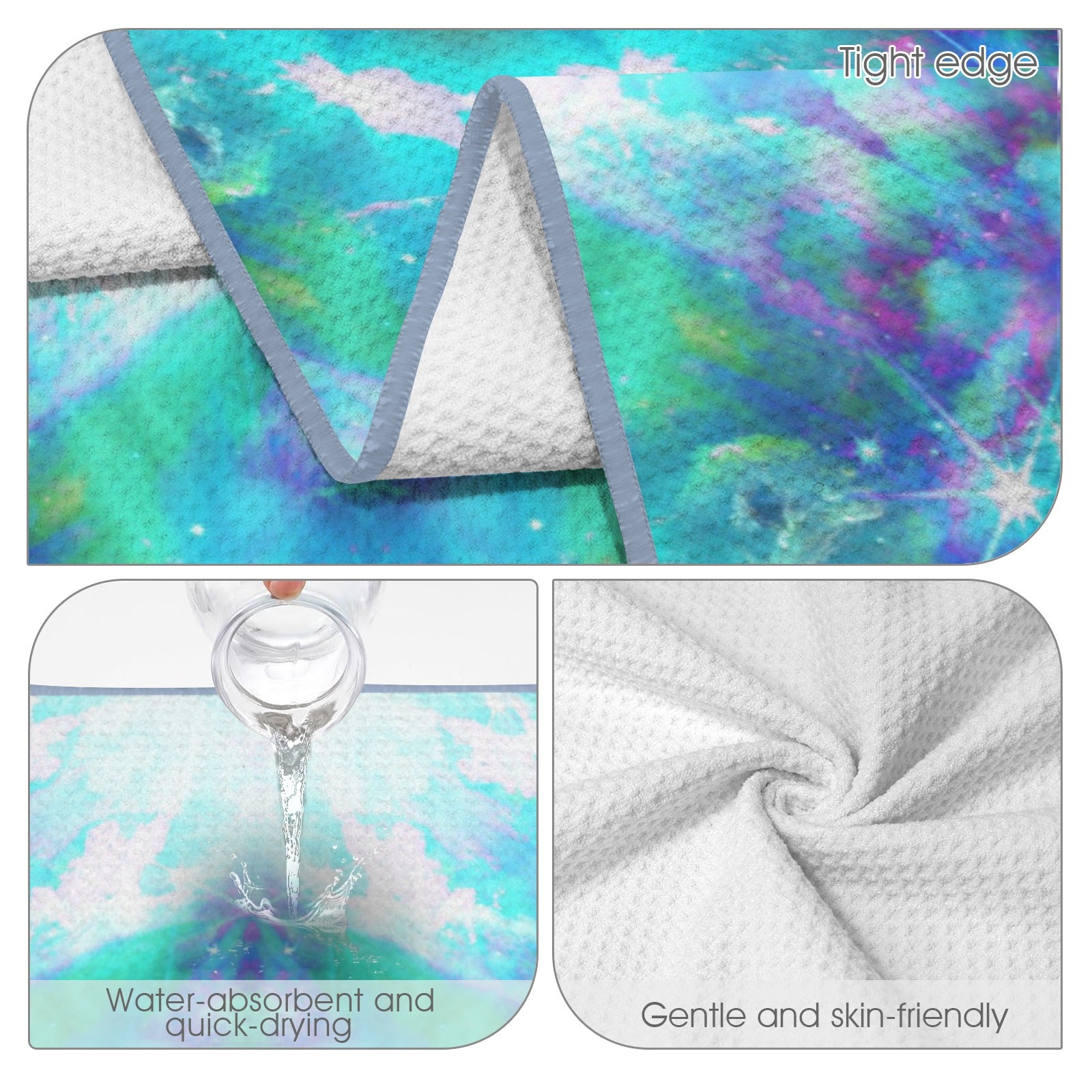 Katerina's Now & Forever Desires Waffle Weave Bath Towel 29" x 58" | Ships from USA