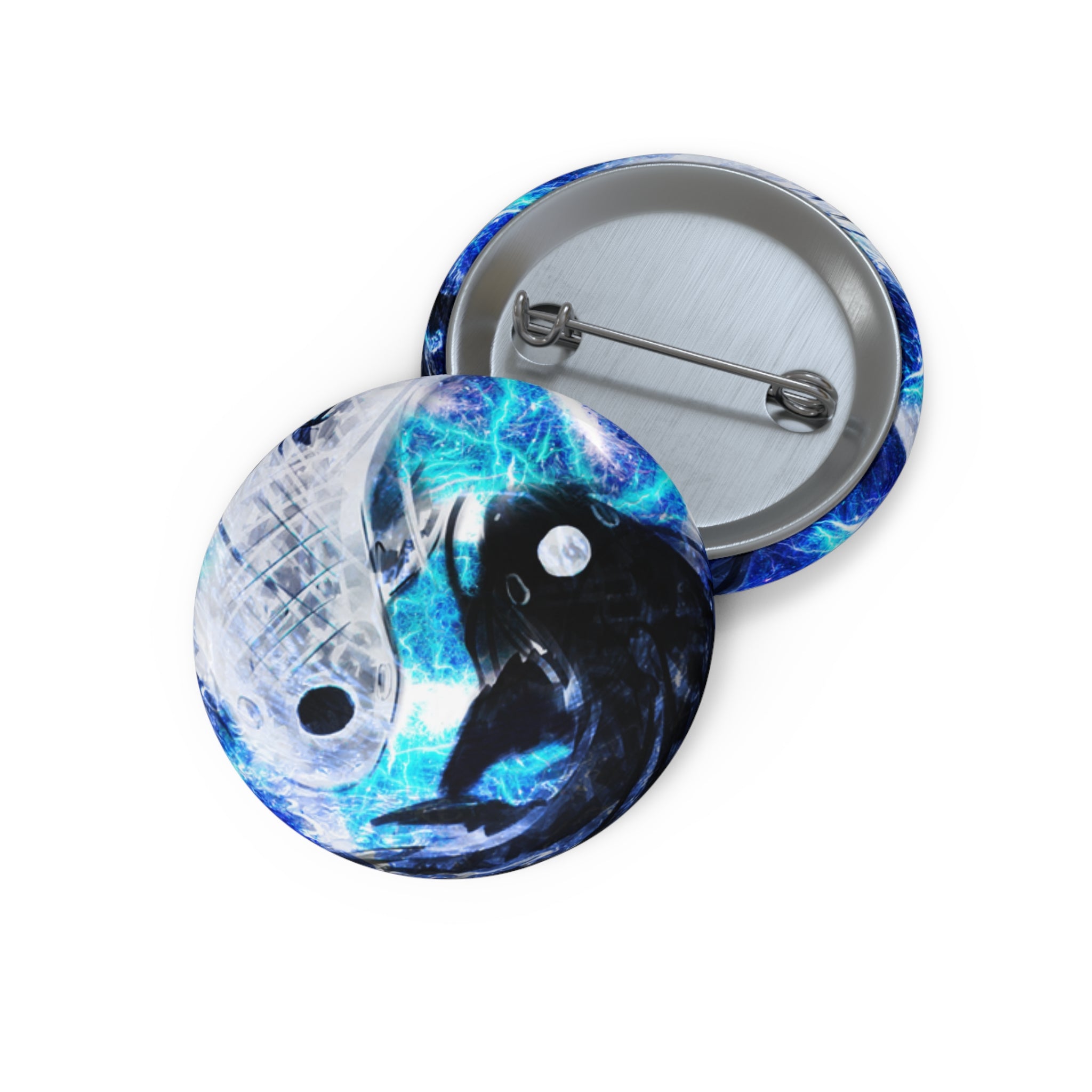 Katerina's Electric Dragon Fire Desires Koi Dreams Pin Buttons