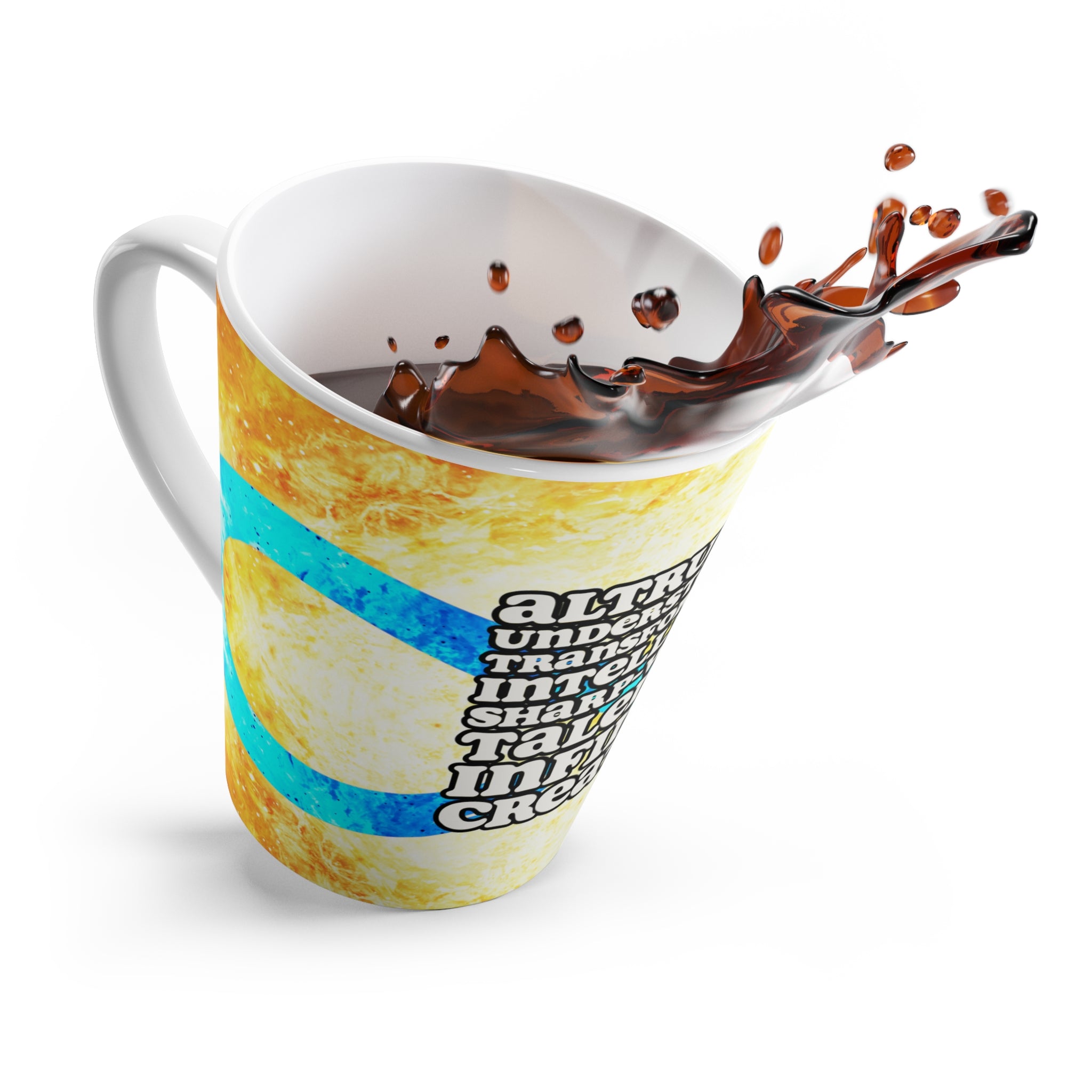 Katerina's Autistic Gold Desires "You Say Autistic" Latte Mug