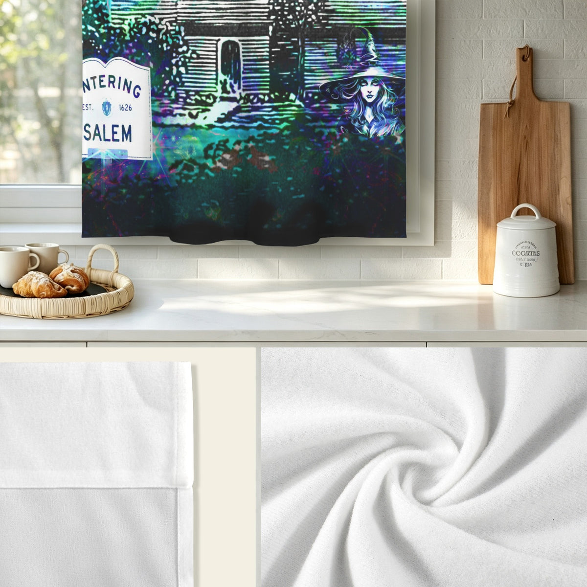 Katerina's Now & Forever Salem Witch Meditations Window Curtain 27.6" x 39.4" ( 1 Piece ) | Ships from USA