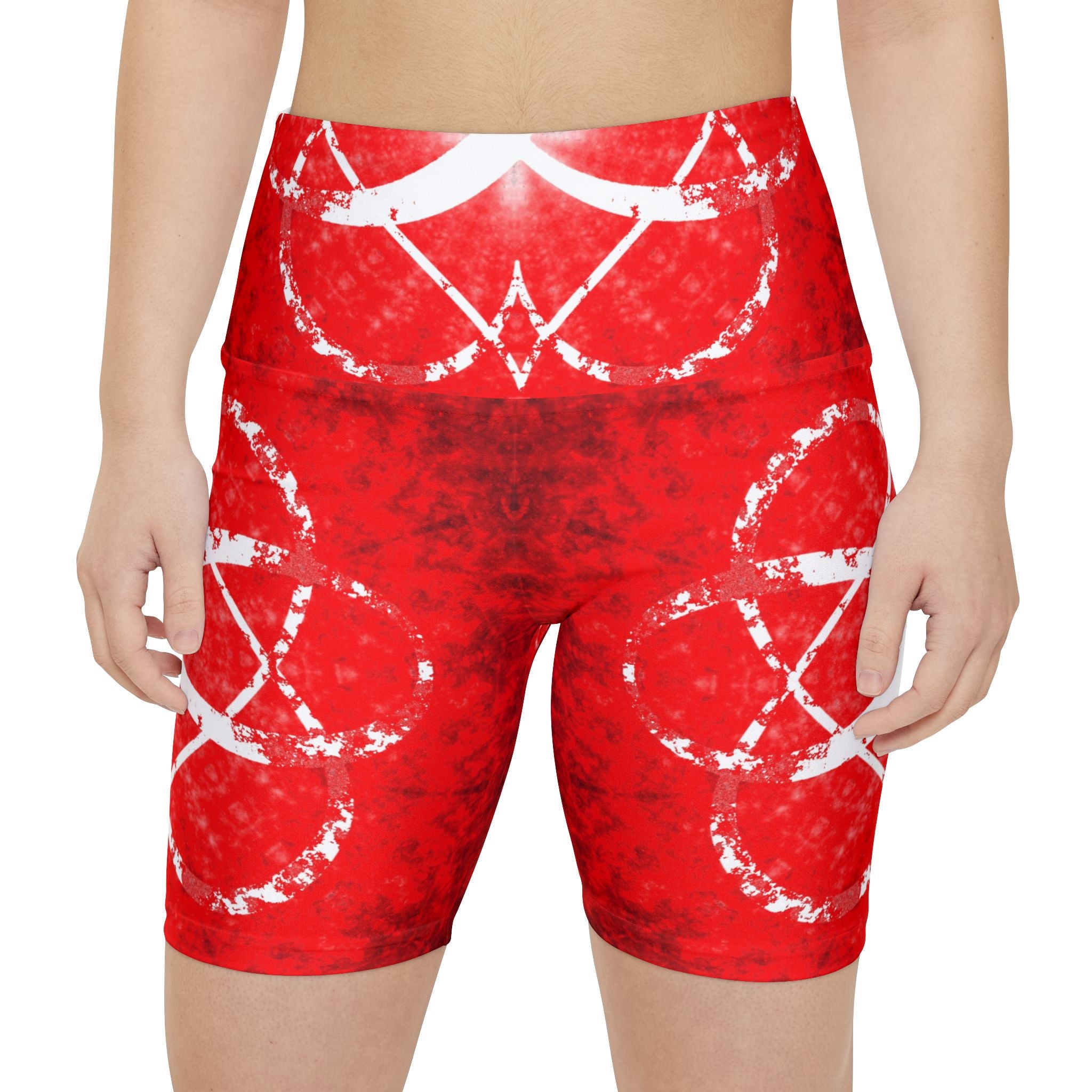 Katerina's Red Instead Infinity Desires 2024 Women's Workout Shorts