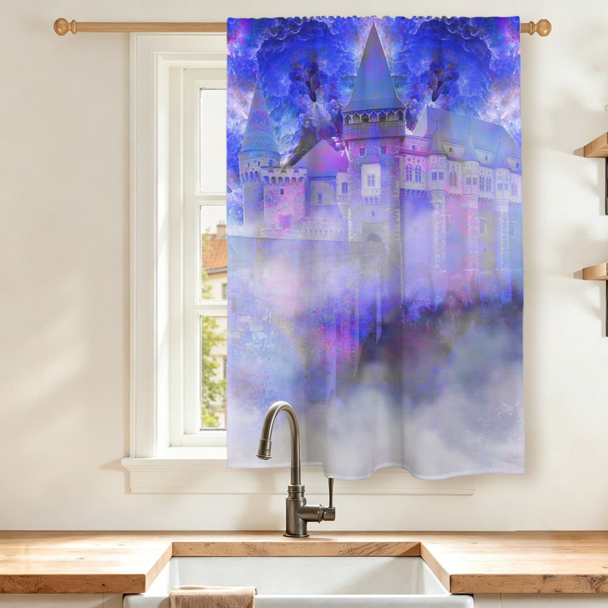 Katerina's I Will Come Again Translyvanian Desires Window Curtain 27.6" x 39.4" ( 1 Piece ) | Ships from USA
