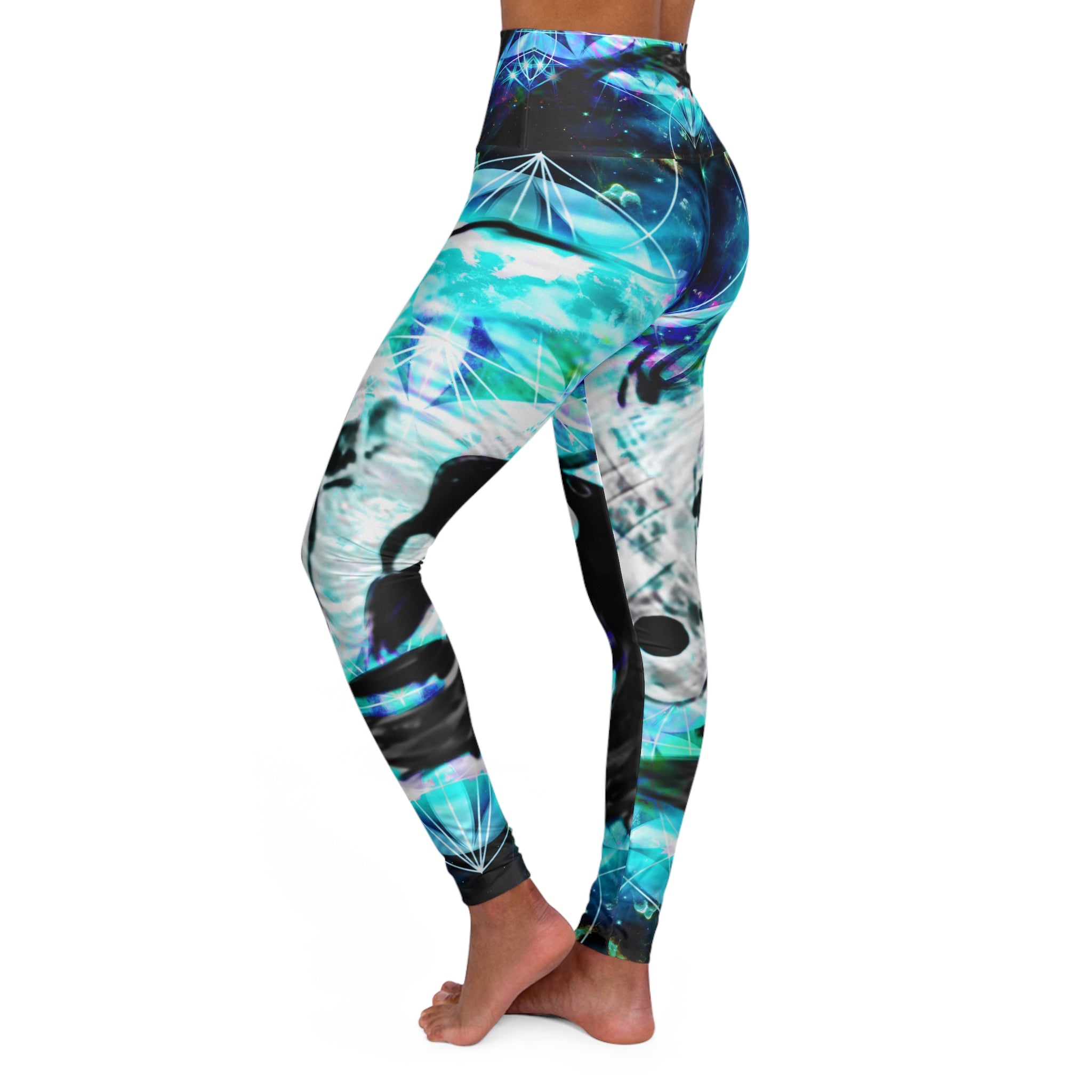 Katerina's Now and Forever Koi Meditations High Waisted Yoga Leggings