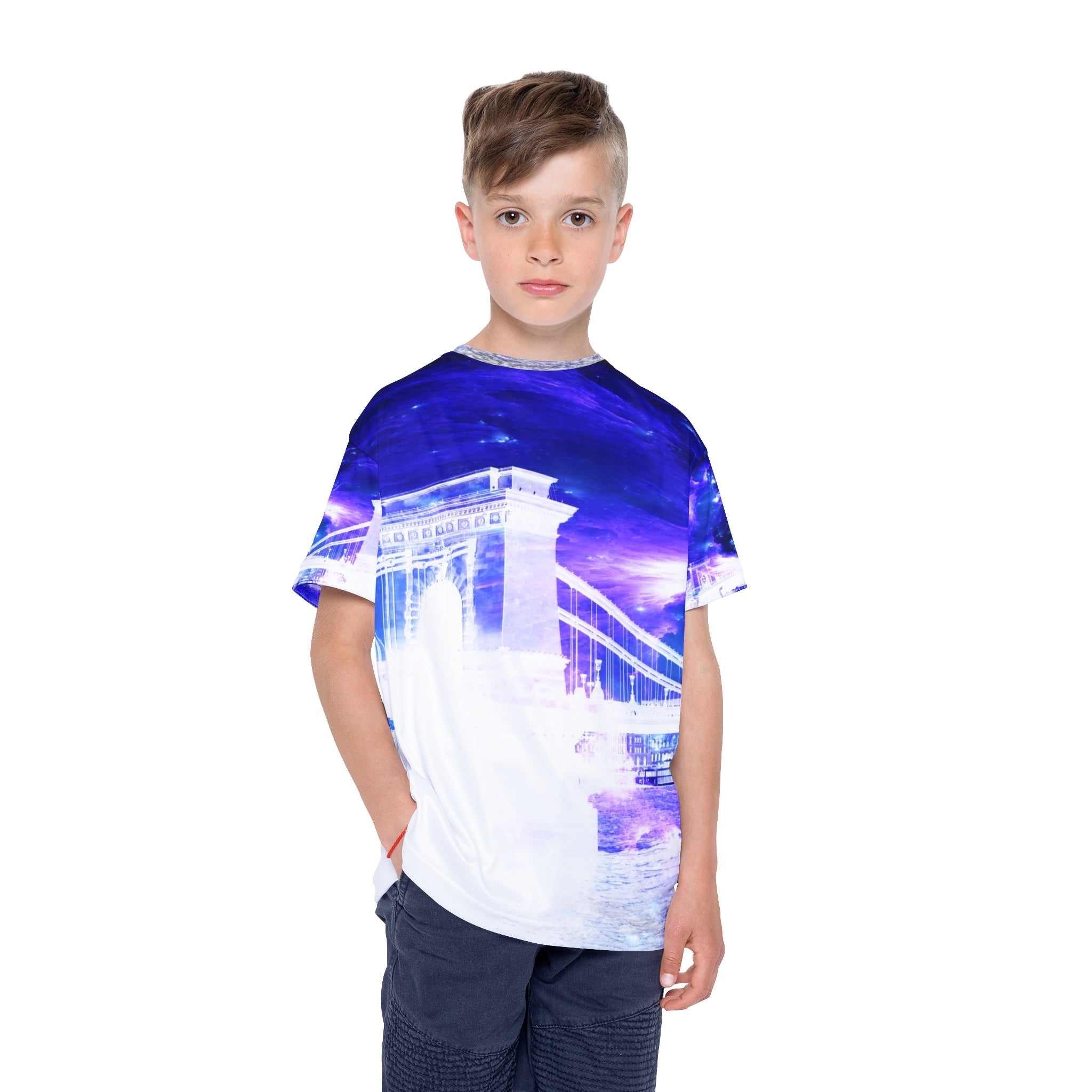 Amethyst Sapphire Budapest Dreams Kids Sports Jersey