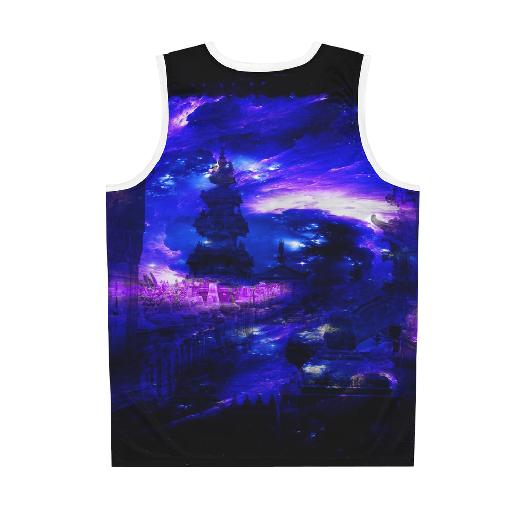 Amethyst Sapphire Balinese Dreams Basketball Jersey