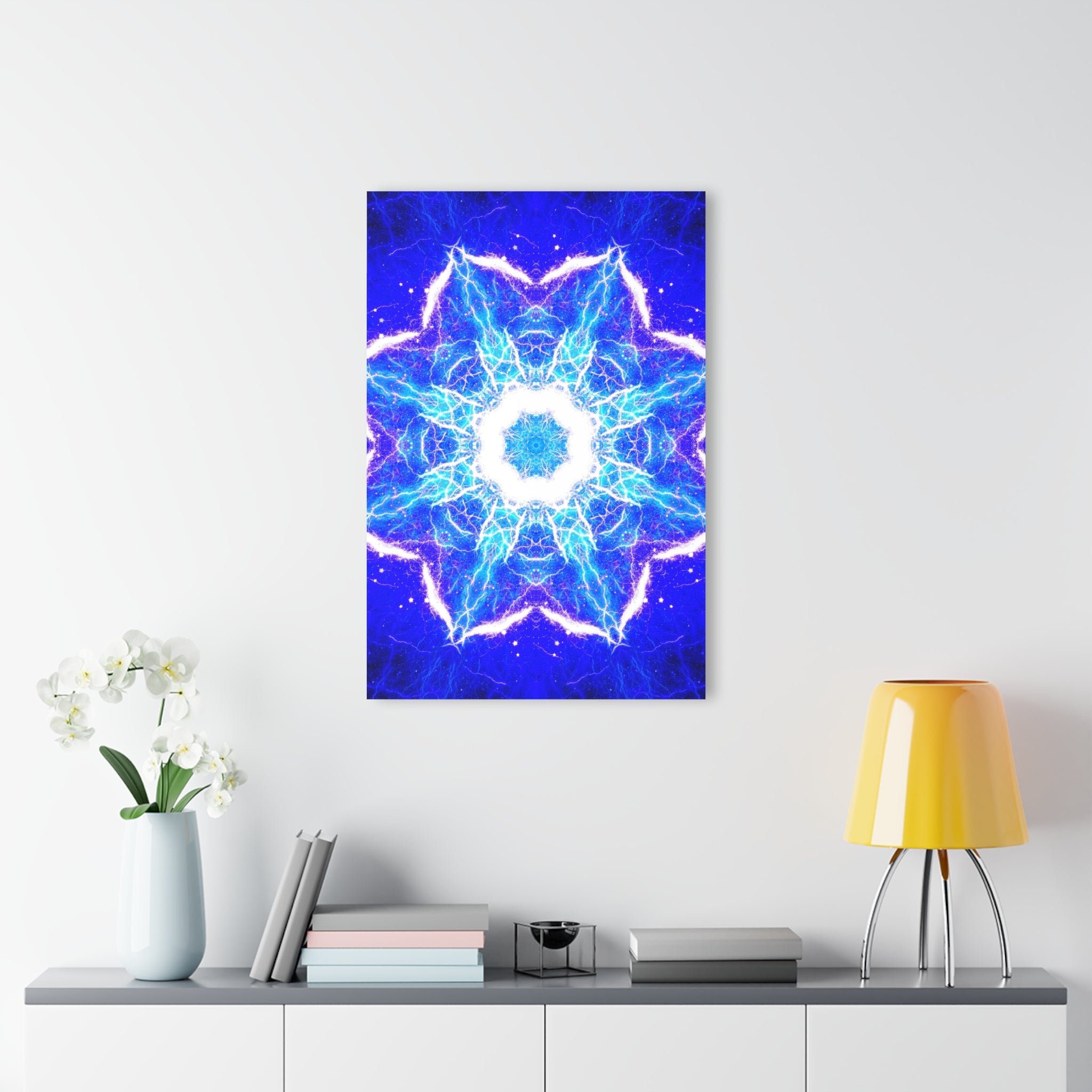 Katerina's Mandala of Dragon Fire Desires (French Cleat Hanging)