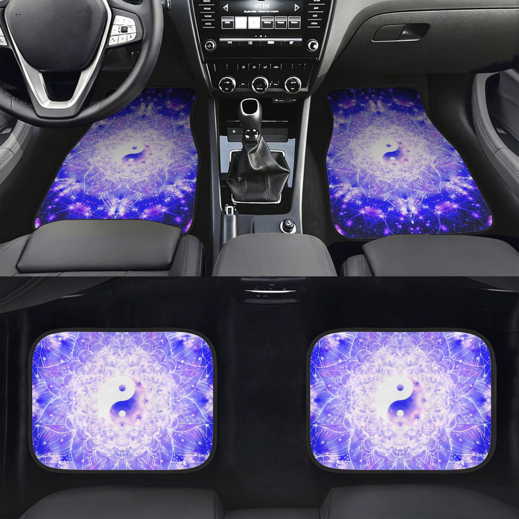 Katerina's Psyche Yin Yang Meditations 4-Piece Car Floor Mats （Customized Separately）| Ships from USA