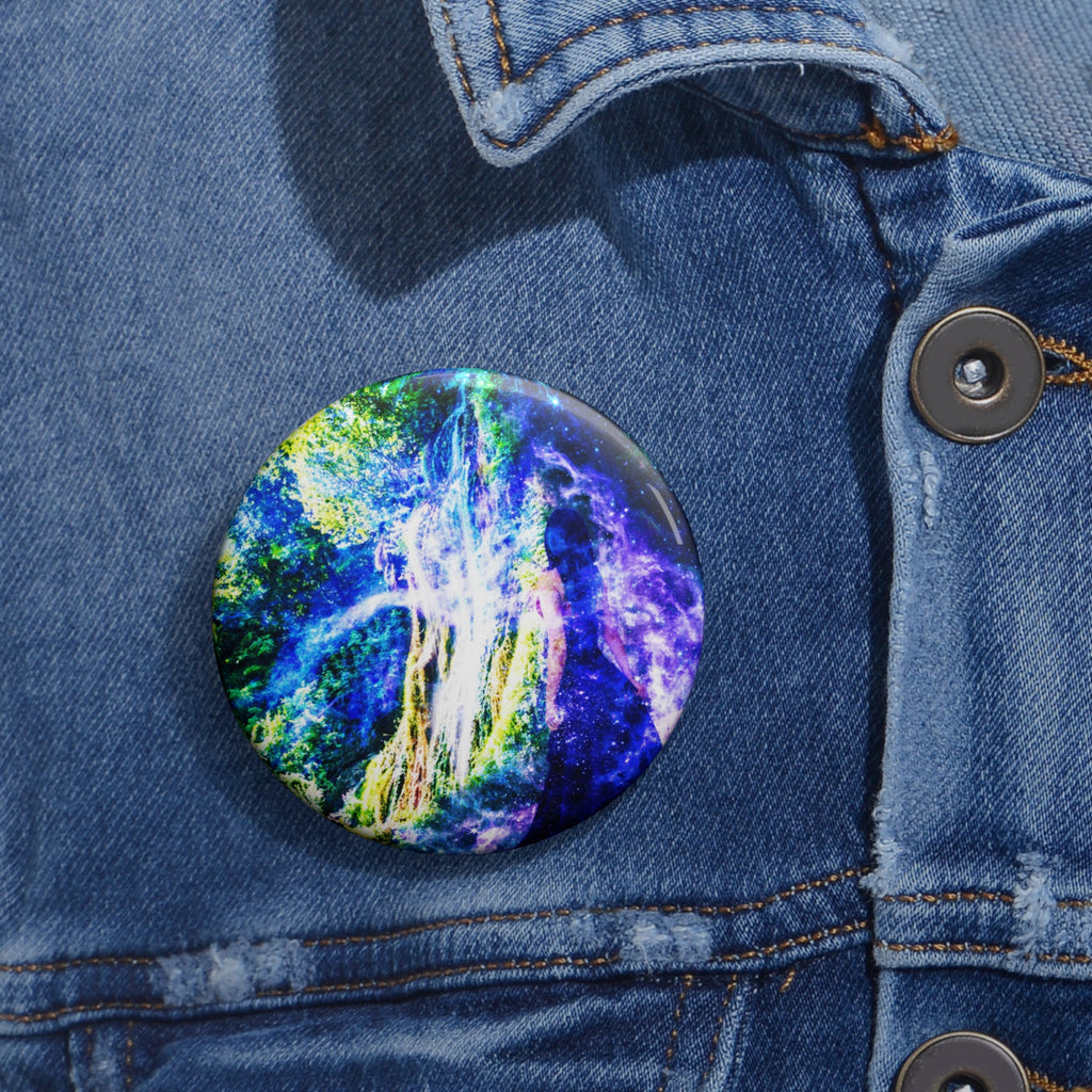Katerina's Venio Domum Cascada Clocota Dreams Pin Button