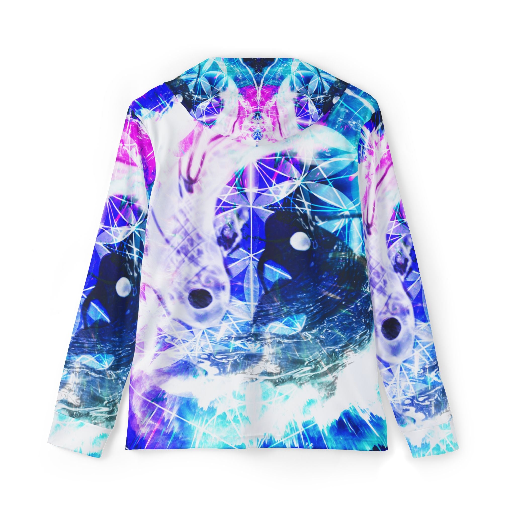 Creation's Koi Meditations Men's Sports Warmup Hoodie