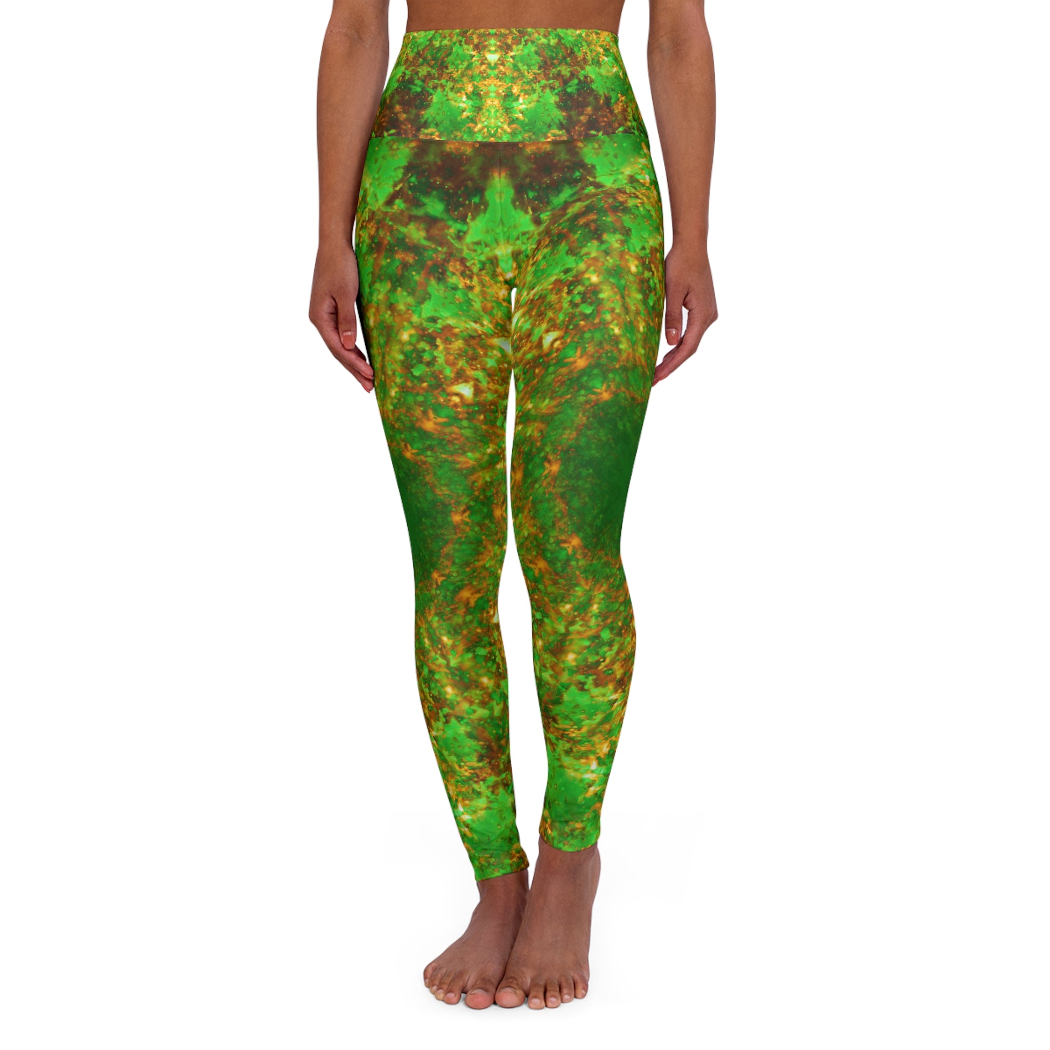 Katerina's Yule Lighted String Desires High Waisted Yoga Leggings