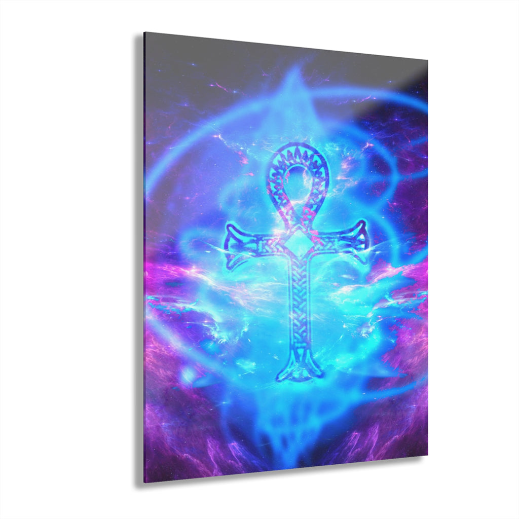 Amethyst Ankh Dreams Acrylic Prints (French Cleat Hanging)
