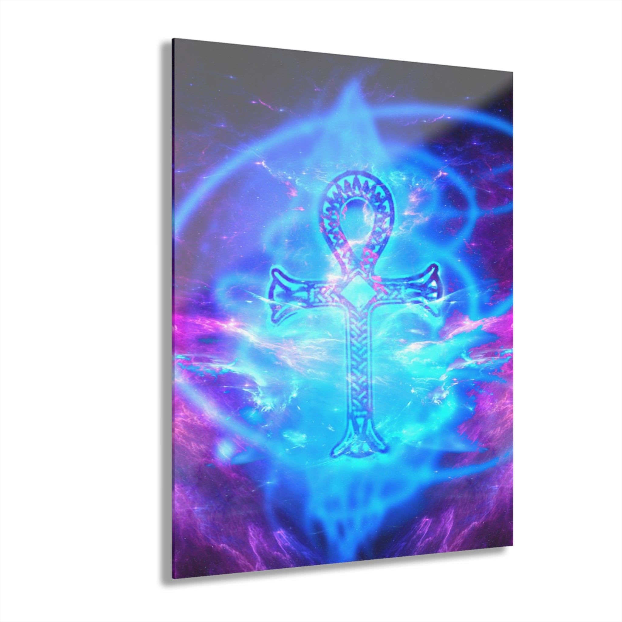 Amethyst Ankh Dreams Acrylic Prints (French Cleat Hanging)
