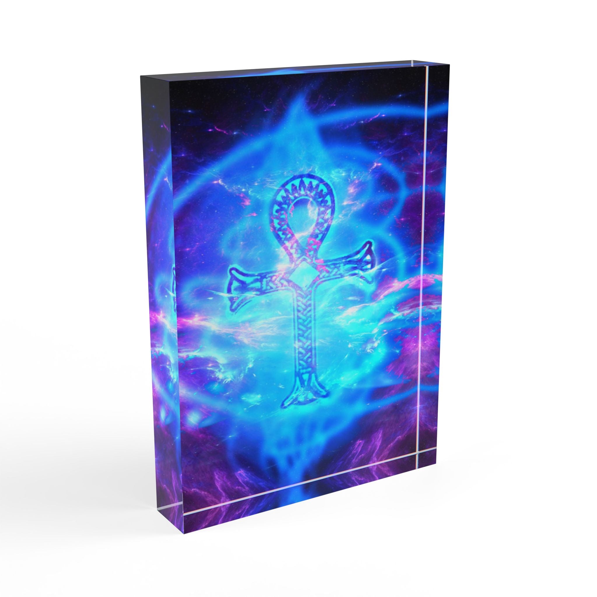 Amethyst Ankh Dreams Photo Block