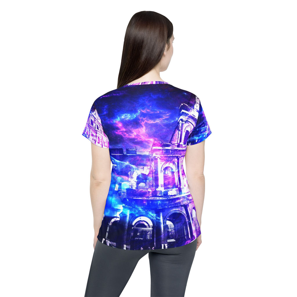 Amethyst Dreams of Roman Patterns Past Women's Sports Jersey