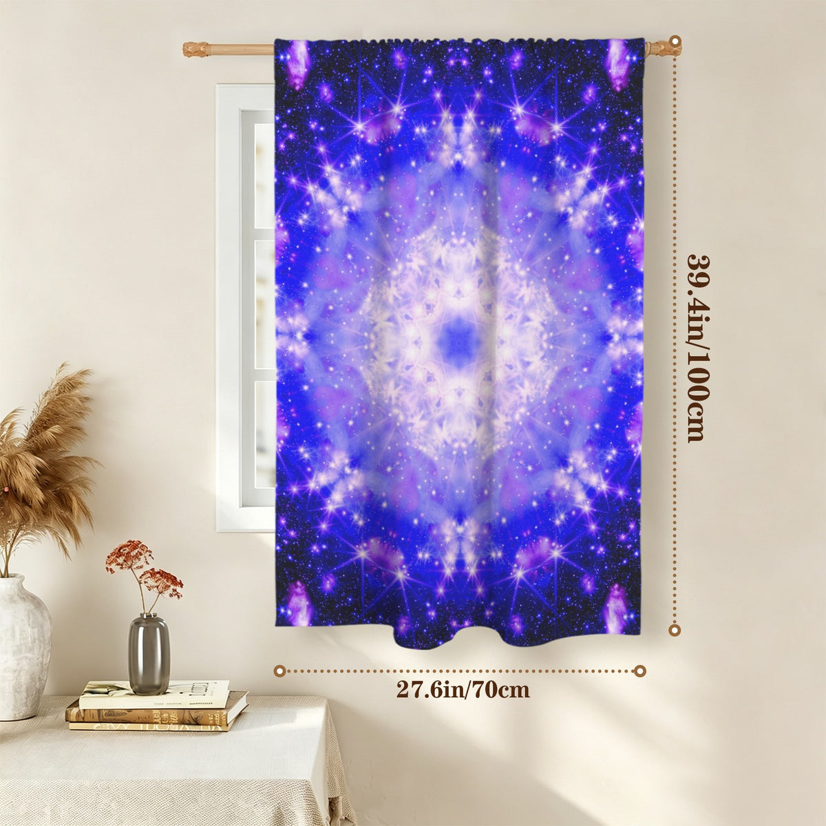 Katerina's Psyche Desires Window Curtain 27.6" x 39.4" ( 1 Piece ) | Ships from USA