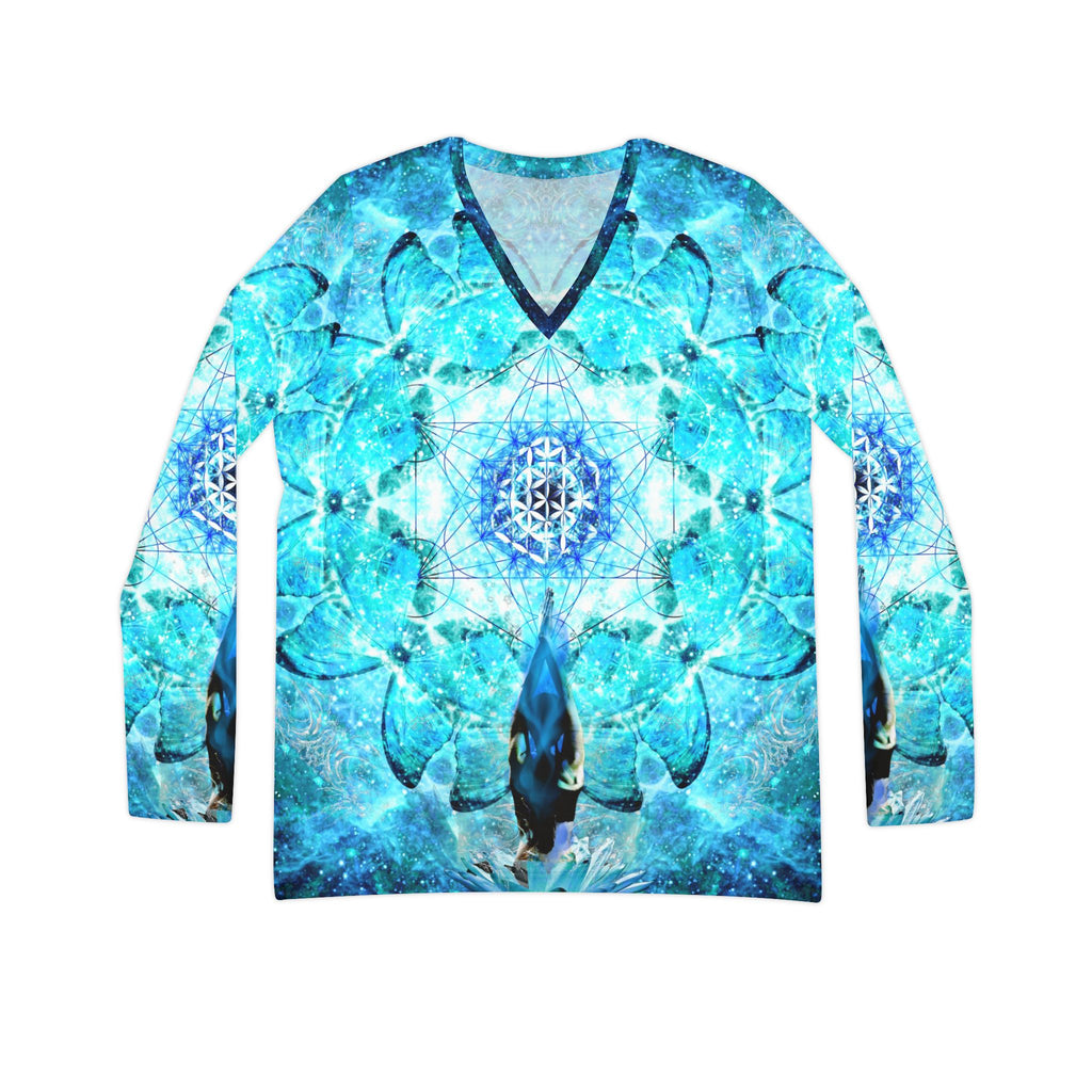 Amen Jin's all the White Horses Metamorphosis Meditations Long Sleeve V-neck