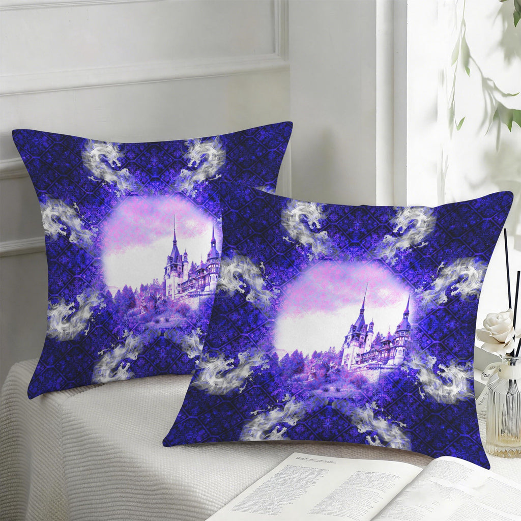 Katerina's Dragon's Eye Desires Dragoness Dreams Custom Pillow Cases 18" x 18" (2-Pack) | Ships from USA